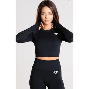 WOMEN’S BEST POWER SEAMLESS LONG SLEEVE CROP TOP